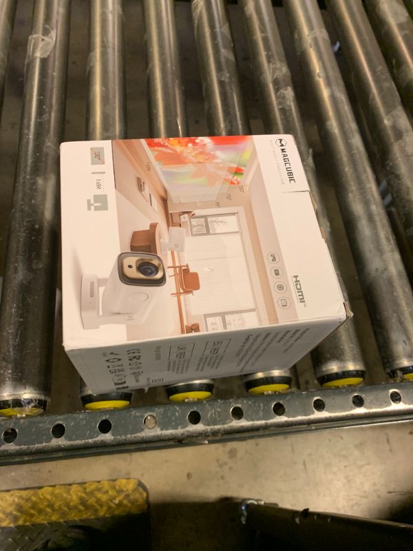 Photo 1 of ?Auto Focus&1080P?Magcubic Mini Smart Projector with 4K Support, Portable Projector with Wifi and Bluetooth, 5W Speaker, Built in Apps, Voice Control, Outdoor Movie Projector