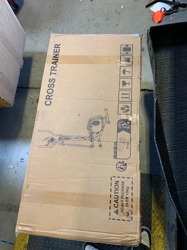 Photo 1 of FOUSAE Elliptical Exercise Machine for Home, 16-Level Magnetic Resistance Elliptical Trainer with Hyper-Quiet Drive, 15.5IN AStride, LCD Monitor & App Support, 350LBS Weight Capacity