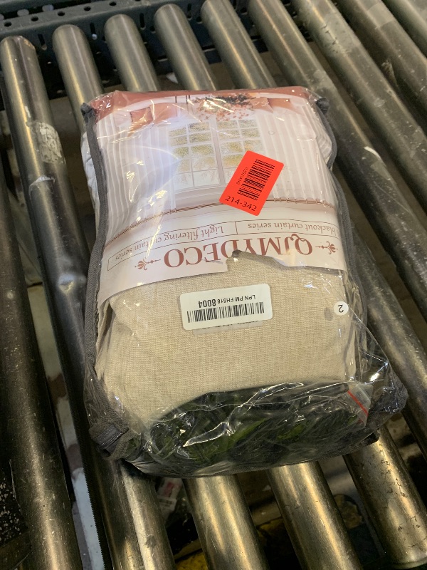 Photo 1 of 100% Blackout Curtains 84 Inch Length 2 Panels Set Farmhouse Style for Bedroom Windows/Living Room Thermal Insulated Neutral Boho Drapes Linen Blend Natural Ivory 7ft Long Hook Belt Pleated/Back Tab