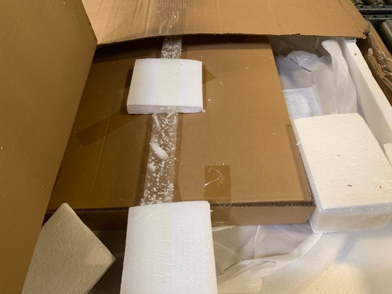 Photo 1 of Kasinali Round Dining Table 31.5" Circle Tulip Table with Wood Thickened Tabletop & Sturdy Metal Pedestal Mid Century Modern Farmhouse Kitchen Tables for 4 Small Places Living Room Cafe,Somber Walnut