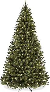 Photo 1 of 6.5' Pre-Lit Madison Pine Green Artificial Christmas Tree with Color-Changing LED Lights, by Holiday Time