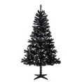 Photo 1 of 6.5' Pre-Lit Madison Pine Black Artificial Christmas Tree with Warm White LED Lights, by Holiday Time
