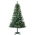 Photo 1 of 6.5' Pre-Lit Madison Pine Green Artificial Christmas Tree with Color-Changing LED Lights, by Holiday Time
