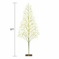 Photo 1 of 5' Starburst Pre-Lit Gold Artificial Christmas Tree with 650 Warm White Twinkling LED Lights, by Holiday Time
