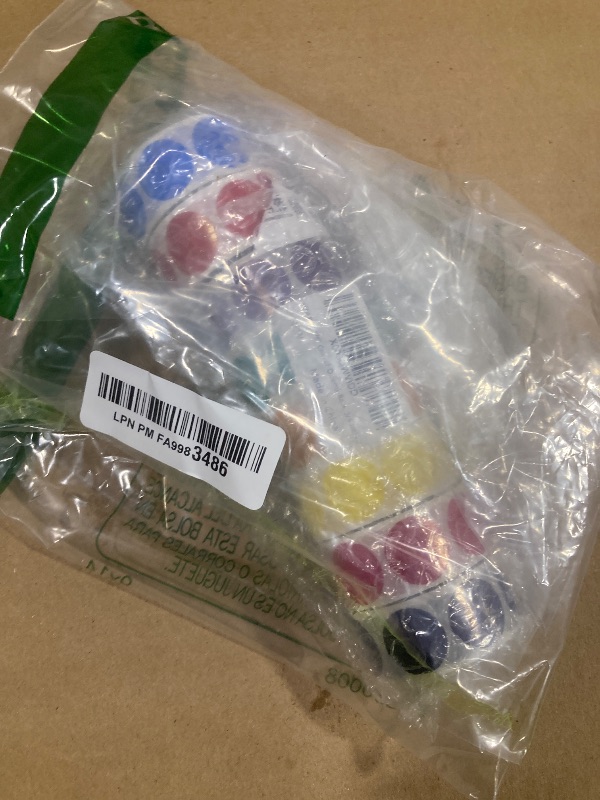 Photo 1 of 4000 PCS 3/4" Colored Dot Stickers Circle Color Coding Labels, 8 Color Style Colorful Coding Label Sticker for Office, Student Classroom(8 Rolls, 3/4 Inches)