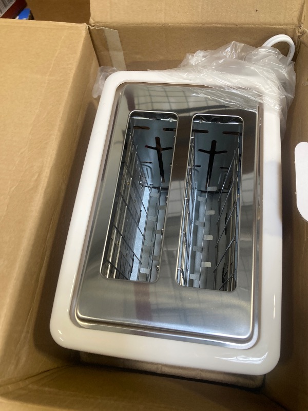 Photo 1 of 2 Slice Toaster, Retro Bread Toaster with LED Display, Extra Wide Slots Toasters with 6 Bread Shade Settings, Bagel, Cancel, Defrost Function, Stainless Steel with High Lift Lever, Removal Crumb Tray