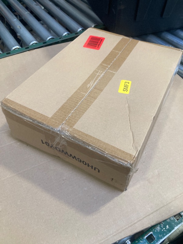 Photo 1 of Asgolion Printer Table, 2-Tier Under Desk Printer Stand with Charging Station, Printer Stand with Wheels, PrinterShelf for Small Spaces, Printer Cart for Home Office White