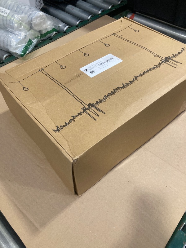 Photo 1 of 4 Pack String Light Poles for Outside, Thickened Metal Christmas Lights Hanger Pole Outdoor with Fork, Lighting Hanging Post Accessories for Patio Decor Garden Backyard Yard Outside Decorations