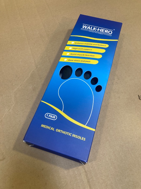 Photo 1 of Plantar Fasciitis Feet Insoles Arch Supports Orthotics Inserts Relieve Flat Feet, High Arch (Mens 9-9 1/2 | Womens 11-11 1/2)