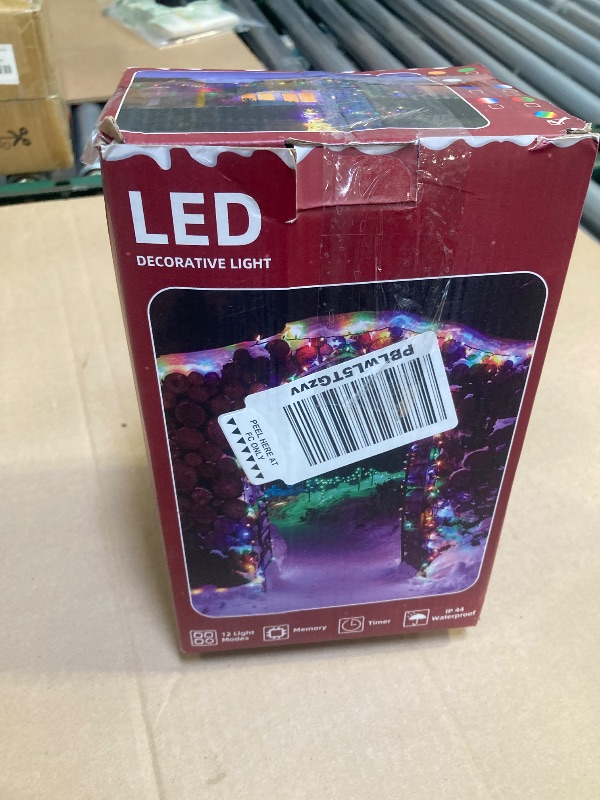 Photo 1 of 1500LED Christmas Lights Outdoor Use, 470ft 12 Modes Multicolor LED String Lights with Timer Dimmable, Waterproof Christmas Lights for Tree Wedding Xmas Patio Balcony Garden Decor Multicolor