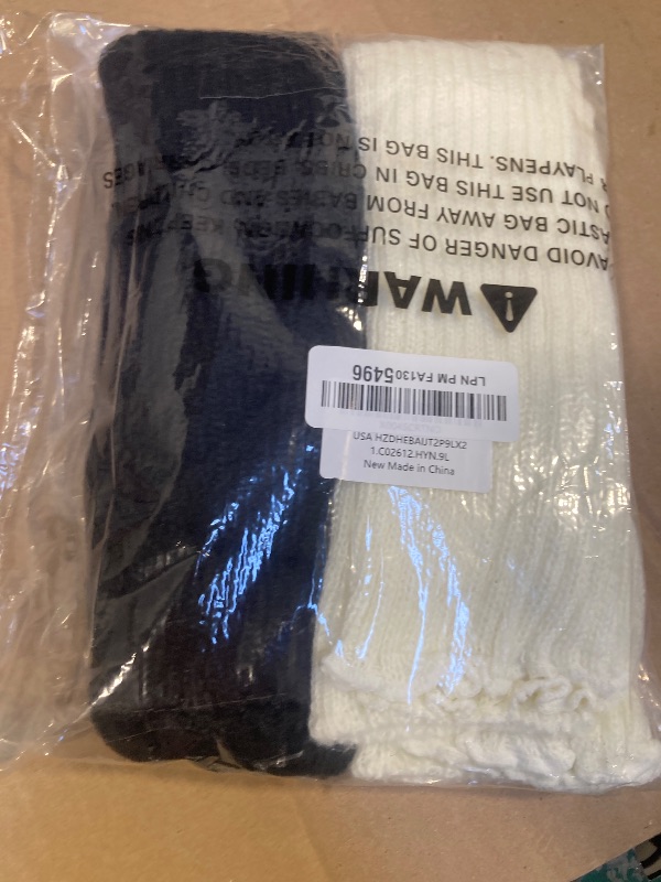 Photo 1 of Clothirily Leg Warmers - Fashion Leg Warmers for Women, Ribbed Knit Leg Warmer 80s, Long Leg Warmer Socks Sports Party Yoga Accessories, 2 Pairs