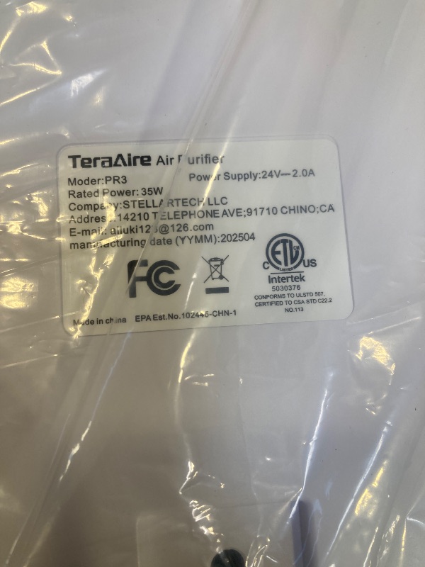 Photo 1 of Air Purifiers for Home, PM 2.5 Air Quality Monitor Cover Up to 2200 Ft² with Pet mode, Timer, HEPA Air Purifier with Washable Pre-filter, Fragrance Sponge for Smoke, Odor, Dander, Pollen (Black)