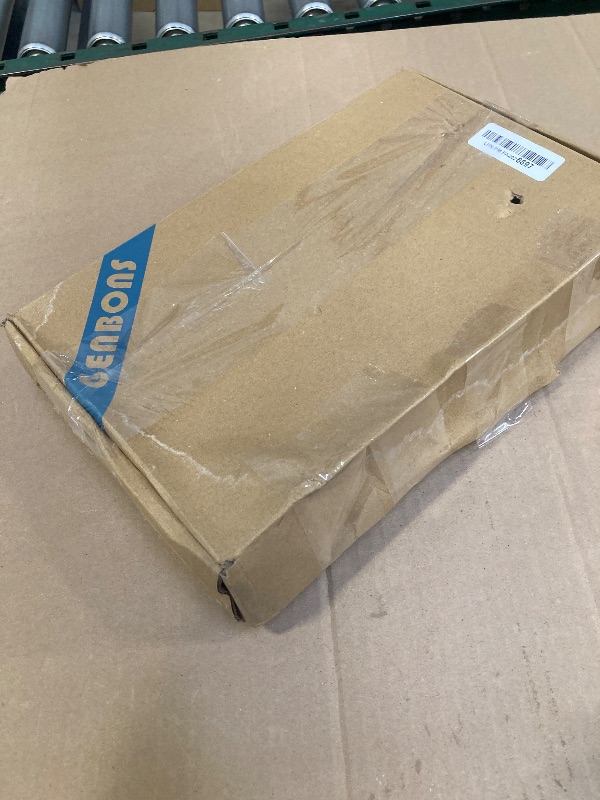 Photo 1 of *missing parts--PARTIAL SET* GENBONS Bathroom Faucets Brushed Nickel 1 Hole Single Handle Bathroom Vanity Sink Faucet with Pop-up Drain and Faucet Supply Lines Rv Lavatory Vessel Faucet Basin Mixer Tap