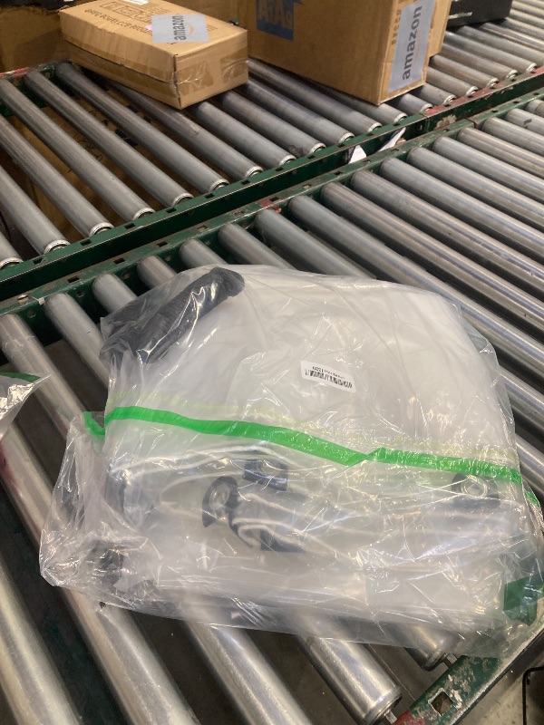 Photo 1 of 10x16ft Clear Waterproof Tarp with Grommets, Upgraded Edge Heat Fused Tear Resistant Clear Heavy Duty Tarps for Patio Fencing, Rain, Wind, Cold, Chicken Coops, and More?Windproof Rope+Tie-Downs?