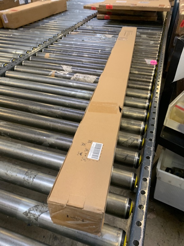 Photo 1 of 1 Inch Curtain Rods 72 to 144 Inches (6 to 12 ft) Telescoping Single Drapery Rod, USFOOK Heavy Duty Curtain Rods for Windows with Silver Decorative Translucent Finials