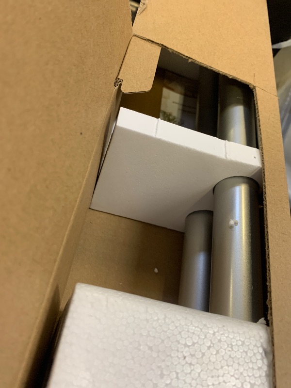 Photo 1 of 1 Inch Curtain Rods 72 to 144 Inches (6 to 12 ft) Telescoping Single Drapery Rod, USFOOK Heavy Duty Curtain Rods for Windows with Silver Decorative Translucent Finials