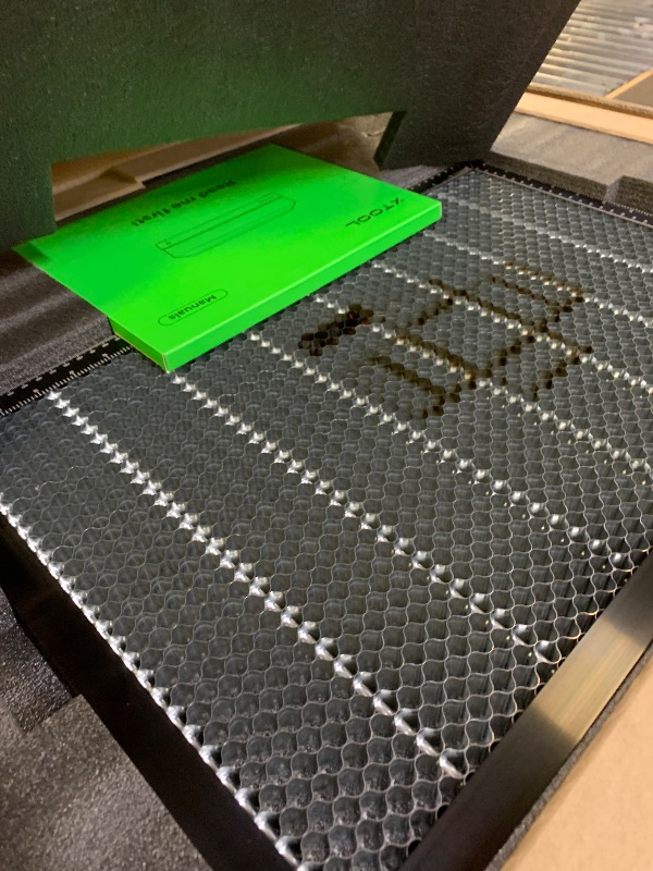 Photo 1 of *SEE NOTES** xTool S1 20W Laser Cutter and Laser Engraver for Tumblers, 23.93" x 15.16" Bed Size, 600mm/s Speed, Laser Engraving Machine, Laser Engraver for Wood and Metal, Acrylic, Big Project - Rotary Bundle