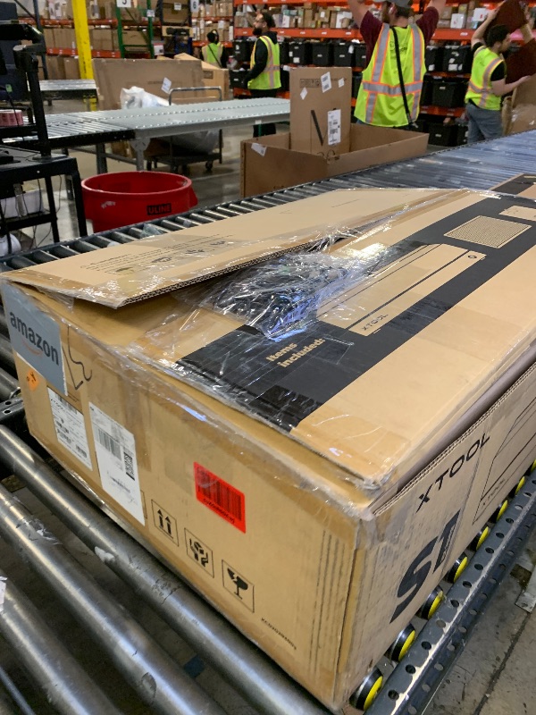 Photo 1 of *SEE NOTES** xTool S1 20W Laser Cutter and Laser Engraver for Tumblers, 23.93" x 15.16" Bed Size, 600mm/s Speed, Laser Engraving Machine, Laser Engraver for Wood and Metal, Acrylic, Big Project - Rotary Bundle