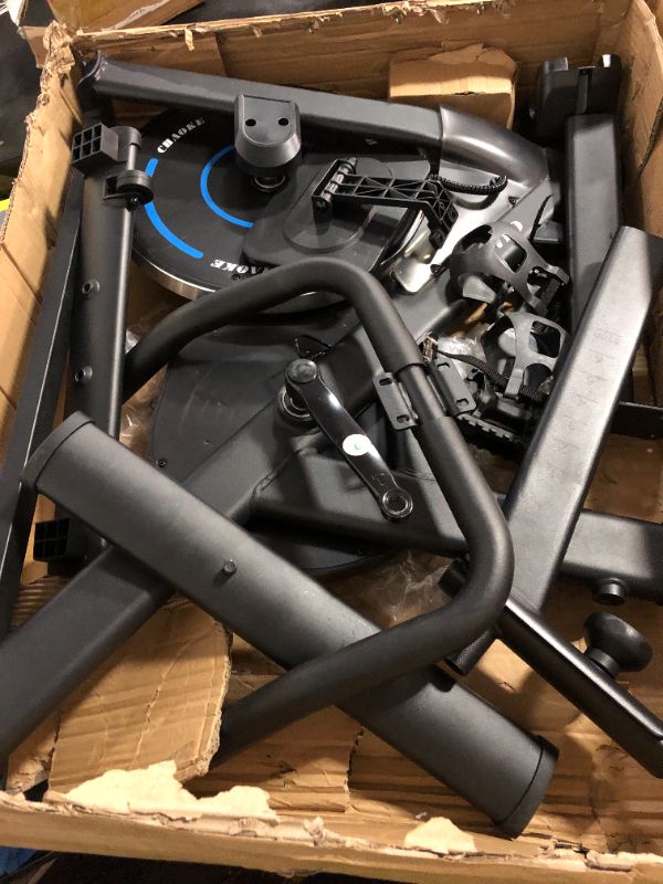 Photo 1 of *MISSING PARTS, SELLING PARTS ONLY* Exercise Bike, CHAOKE Quiet Adjustable Magnetic Resistance Stationary Bike for Home Cardio with App Compatible, 300LB Weight Capacity Indoor Cycling Bike with Comfortable Seat & Digital Display