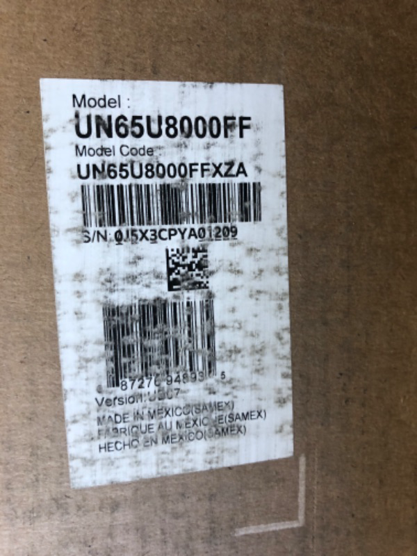 Photo 1 of Samsung 65-Inch Class Crystal UHD U8000F 4K Smart TV (2025 Model) Endless Free Content, Crystal Processor 4K, MetalStream Design, Knox Security, Alexa Built-in