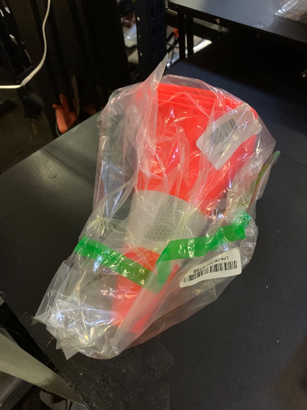 Photo 1 of 15 inch Traffic Safety Cones with Reflective Collars,[4 Pack]Orange Construction Cones| Parking Cones| Soccer Training Cones |Road Cones for Parking lot, Driveway, Sport and Driving Training.