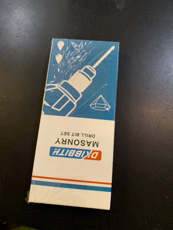 Photo 1 of 11-pc Carbide Masonry Concrete Drill Bit Set for Stone Tile Brick Ceramic Glass Metal Sheet Plastic Wood, Quick Change 1/4" Hex Shank, Size 3/16" 1/4" 5/16" 3/8" 1/2" with Storage Case