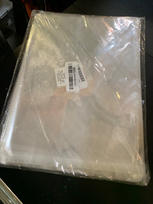 Photo 1 of 100 Pieces (9x12 Inch) Clear Plastic Bags for Packaging, Clothing & T-Shirts Strong Packing Self Adhesive Cellophane Bag