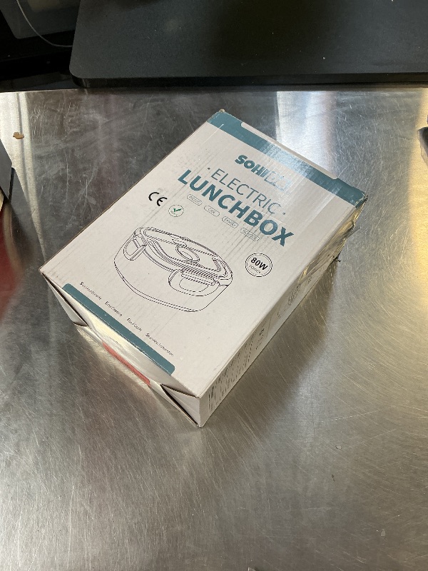 Photo 1 of **INCOMPLETE** SOHIDA Electric Lunch Box Food Heater, 80W Portable Warmer for Car Truck Work with 304 Stainless Steel Container, 12V/24V/110V Green Heated Lunch Box Suitable for Ideal Driver/Work/Gift