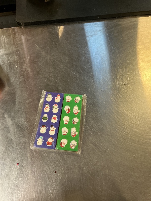 Photo 1 of 100 Sheets Christmas Stickers for Kids, 1220+pcs Vinyl Waterproof Holiday Stickers for Christmas Party Favors Stocking Stuffers Snowman Snowflakes for Crafts Cards (10 Styles)