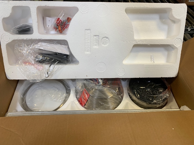 Photo 1 of Autoday 42 Inch Low Profile Ceiling Fan with Light, Burshed Nickel Ceiling Fans with Lights and Remote, Flush Mount, 6 Speeds Quiet DC, 3CCT Dimmable, Indoor Outdoor Ceiling Fans for Patios Bedroom