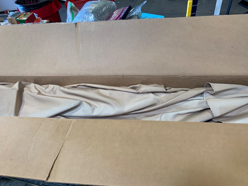 Photo 1 of GDPFN 15FT Large Patio Umbrella with Base Included, Outdoor Deck Standing Umbrella with Crank Handle, Double-Side Rectangular Pool Umbrella for Outside, Market, Patio, Beige