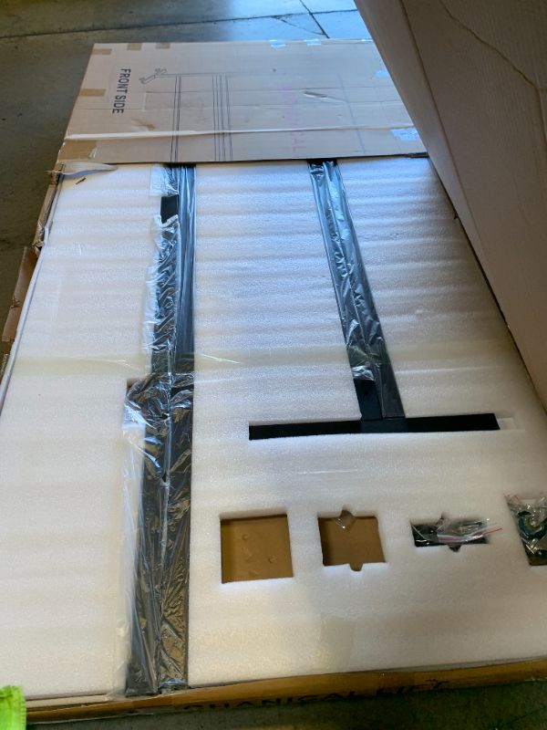 Photo 1 of Max-officoo 4'x8' Large Dry Erase White Board with Rolling Stand 96"x48" Double-Sided Mobile Magnetic Whiteboard on Wheels, Including 3 Magnetic Erasers, 7 Markers, 30 Magnets