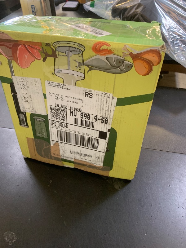 Photo 1 of 1000W 6-in-1 Immersion Blender Handheld, 12 Speed Hand Blender with 600ml Mixing Beaker, 500ml Chopper, 304 Stainless Steel Blades, Whisk, Milk Frother For Soup, Smoothie, Sauce, Pureel