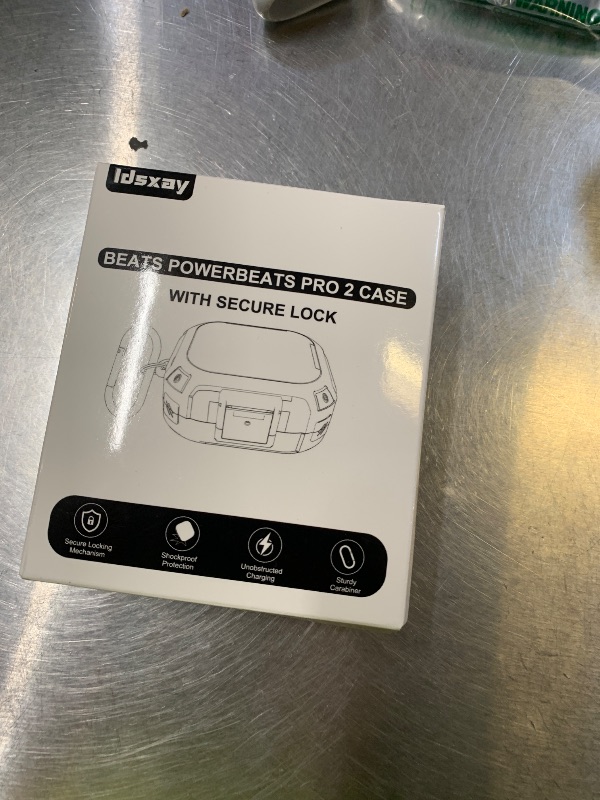 Photo 1 of [Upgrade Secure Lock] for Beats Powerbeats Pro 2 Case Cover, LDSXAY Carbon Fiber Shockproof Protective Cover for Powerbeats Pro 2 2025 with Cleaner Kit & Carabiner (Orange)