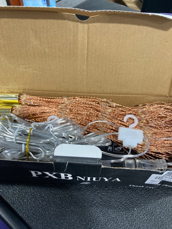 Photo 1 of 5 Pack Solar Starburst Sphere Lights, 200 LED Firework Light, 8 Modes Dimmable Waterproof Hanging Copper Wire Fairy Light for Patio Parties Halloween Christmas Decor (Warm White)