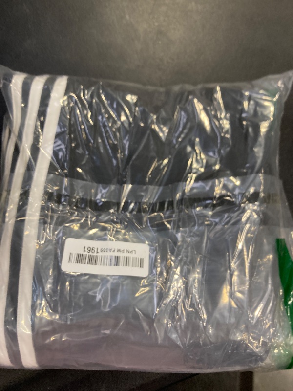 Photo 1 of Adidas Mens Essentials French Terry Tapered Cuff 3-Stripes Pants Black/White Small