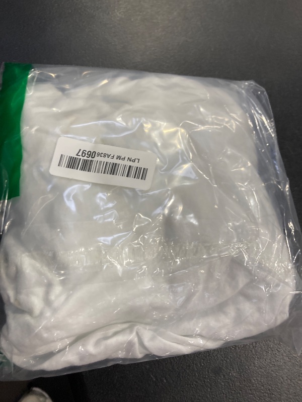 Photo 1 of Amazon Essentials Women's 100% Cotton Regular-Fit Long-Sleeve Crewneck T-Shirt, White, XX-Large