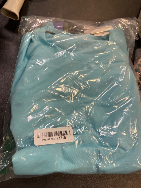 Photo 1 of 5 Pack Men’s Active Quick Dry Crew Neck T Shirts | Athletic Running Gym Workout Short Sleeve Tee Tops Bulk (Set 8, Medium)