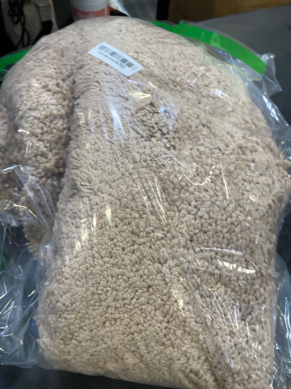 Photo 1 of ILANGO Beige Bathroom Rugs 70" × 24" Non Slip & Super Absorbent Extra Thick Soft, Washable Bath Carpet Runner for Floor, Microfiber Plush Shaggy Bath Mats with Rubber for Bedroom Bathtub Shower Room