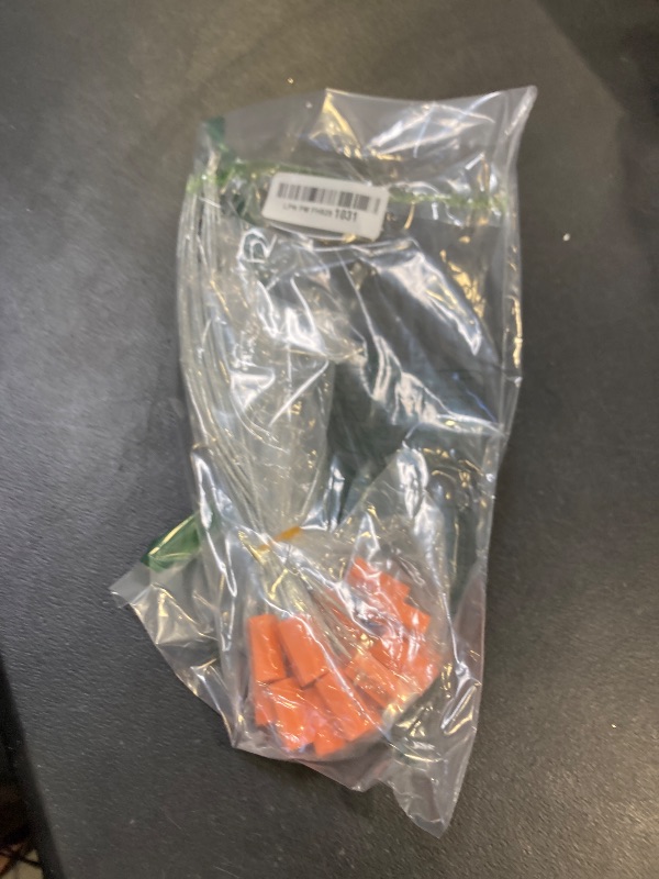 Photo 1 of 20pcs Security Marking Cable Seals Tamper Proof Steel Wire Seal Numbered Shipping Seals Disposable Pull Tight Self-Locking Cable Seal Truck,Trailers, Cargo, Containers Seal Ties Straps (Orange, 20pcs)