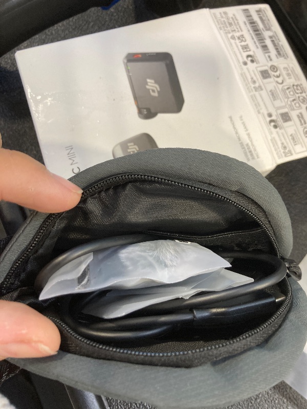 Photo 1 of DJI Mic Mini (1 TX + 1 RX), Wireless Lavalier Microphone for iPhone/Camera/Android, Ultralight, Detail-Rich Audio, Noise Cancelling, Automatic Limiting, Vlog, Streaming, 400m Transmission