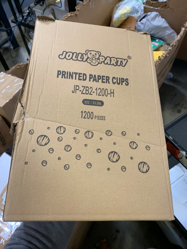 Photo 1 of [1200 Pack] 2 oz Small Paper Cups, 2oz Disposable Bathroom Cup, Mouthwash Cups, Cold Disposable Drinking Cup for Party, Picnic, BBQ, Travel, and Event, Paper Sampling Cup, Assorted Grey Pattern