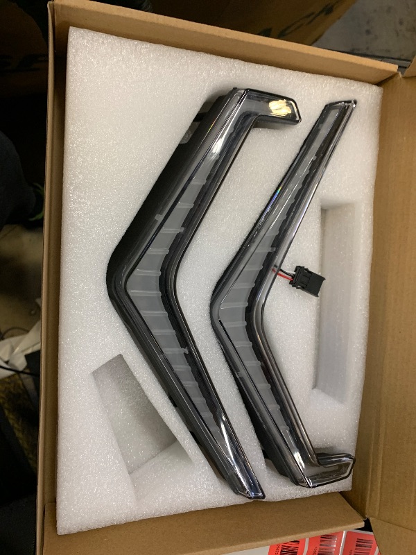 Photo 1 of XATVXUTV LED Fang Lights for Polaris RZR PRO XP/R/S 2025 Accessories, Waterproof Front Grille Purple Accent Running Lights, Plug & Play (Replace #2417278, #2417279, 2PCS)