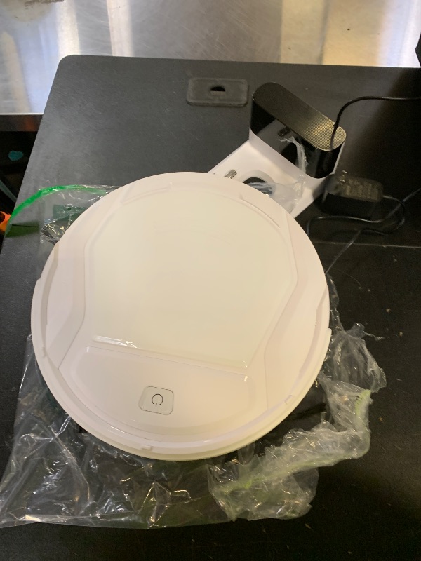 Photo 1 of Lefant M210 Pro Robot Vacuum with 2200 Pa Powerful Suction, 6 Cleaning Modes, 120 Mins Runtime, Quiet, Self-Charging, Voice Control, Ideal for Pet Hair and Hard Floor, White