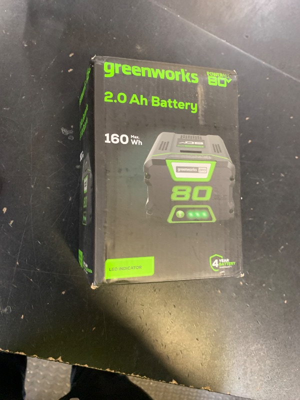 Photo 1 of Greenworks PRO 80V 2Ah Lithium Ion Battery GBA80200