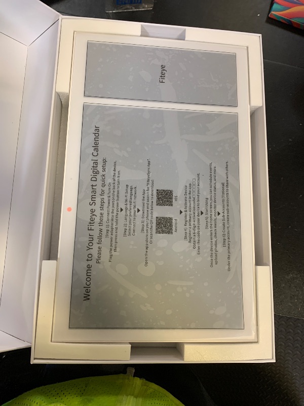 Photo 1 of Fiteye 15.6" Smart Digital Calendar with Camera & HD Smart Touch Screen, Electronic Digital Wall Planner with Split-Screen | Sync Calendars, Chore Chart, Meal Plan & Video Calls | Includes Wall Mount