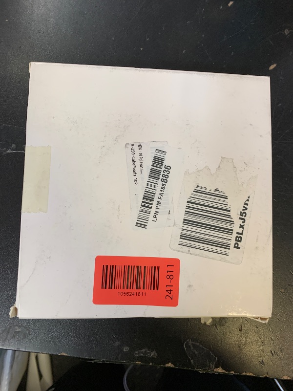 Photo 1 of 10 Pcs Pearl Bow Cake Toppers, 4.3x3.9 Inches White Pearl Beaded Cake Decorations, Large and Small Pearls, Elegant Cupcake Toppers for Weddings, Birthday, Valentines Day and Baby Shower Party Supplies