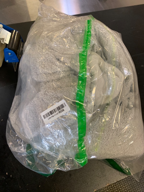 Photo 1 of OHSIO Couch Cushion Covers for Sectional Sofa, Stretch Soft Sofa Slipcovers Washable Wear-Resistant Universal Furniture Protector for Living Room(3 Seaters Covers+1 Chaise Cover, Light Gray)