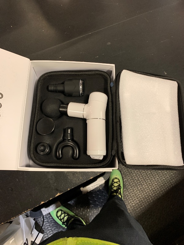 Photo 1 of Medsense Absolute Power – Road Warrior Massage Gun with LuminaTherm Attachment (Red/Blue Light + Hot/Cold) – Deep Tissue Percussion Massager, USB-C Charging, 5-Hour Battery, 5-Year Warranty