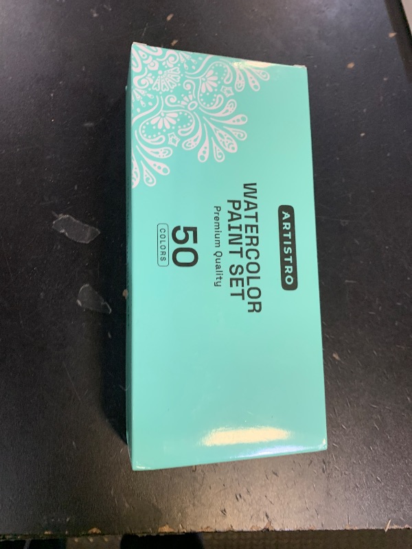 Photo 1 of ARTISTRO 50 Watercolor Paint Set - Portable Paint Kit - Perfect for Gifting to Adults, Teens, Tweens, & Kids - Art and Craft Supplies Kit